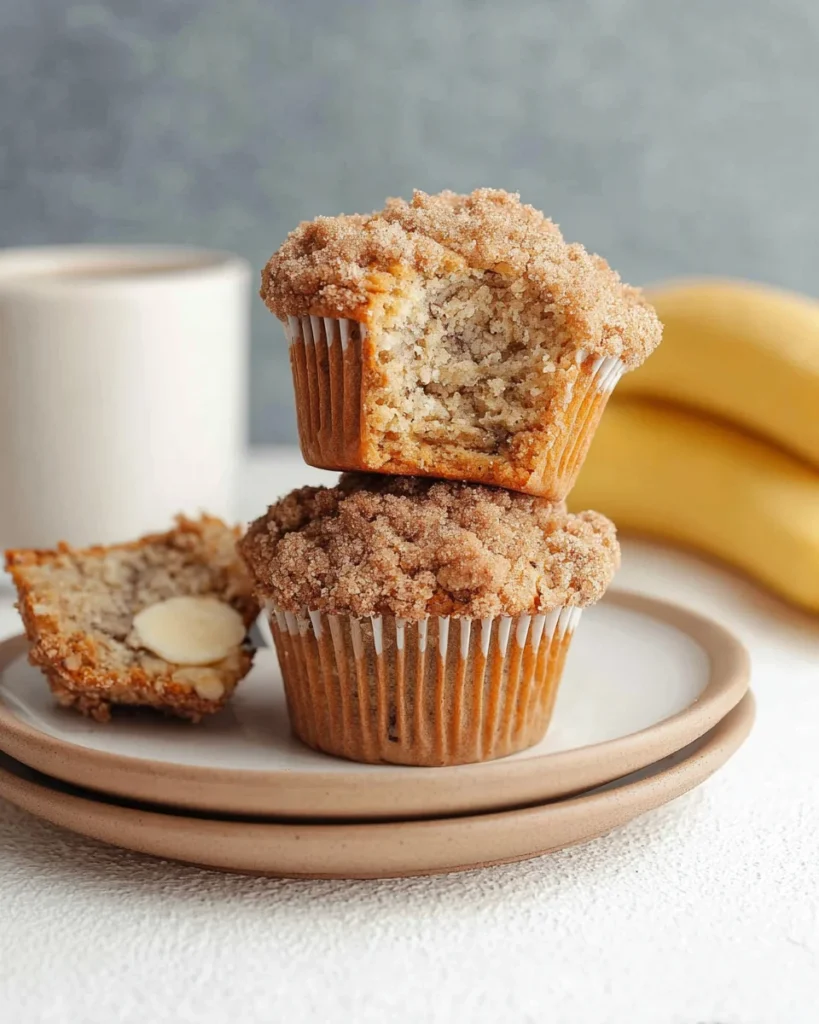 Coffee Cake Banana Bread Muffins