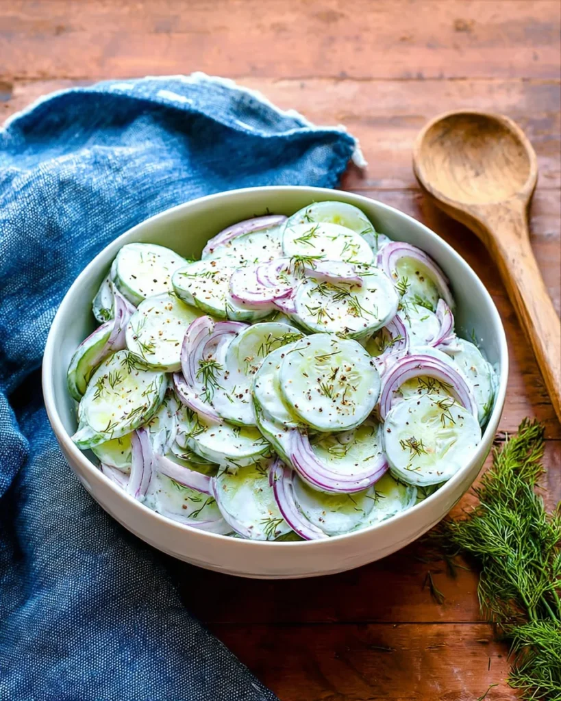 Creamy Cucumber Salad