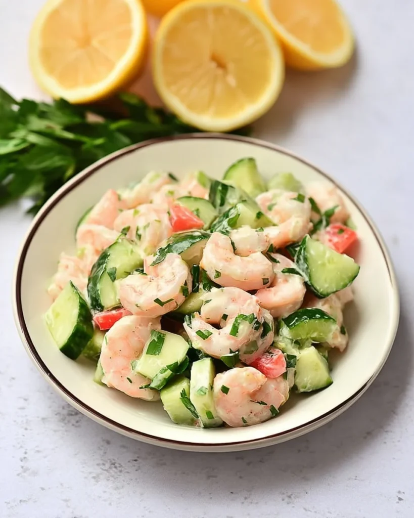 Cucumber Shrimp Salad
