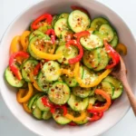 Cucumber and Sweet Pepper Salad