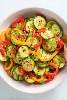 Cucumber and Sweet Pepper Salad
