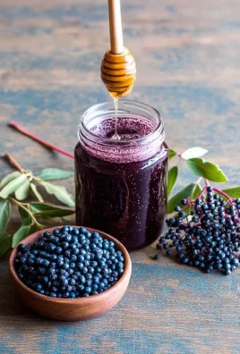 Fermented Elderberry Honey