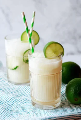 Frozen Limonada de Coco Colombian Lime and Coconut Drink Recipe