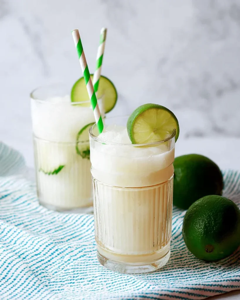 Frozen Limonada de Coco Colombian Lime and Coconut Drink Recipe