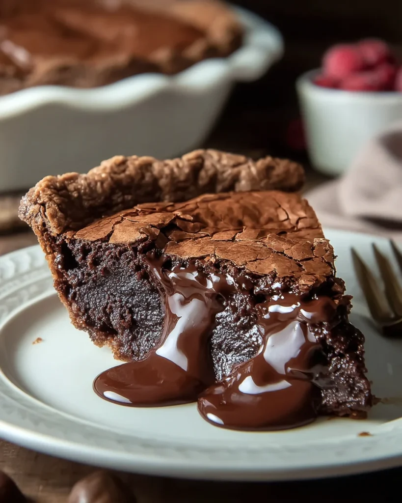 Gooey Brownie Pie Recipe