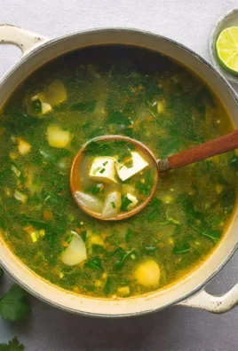 Green Borscht (Ukrainian Spinach Soup)