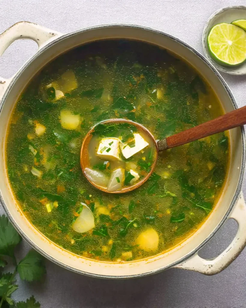 Green Borscht (Ukrainian Spinach Soup)