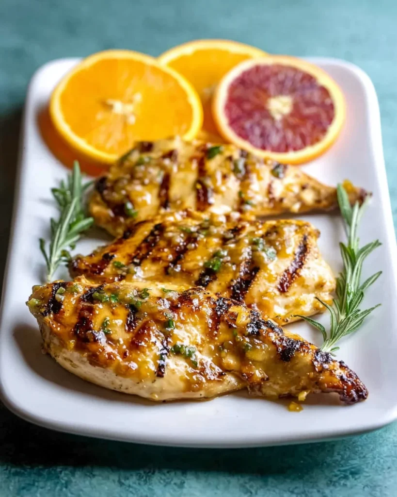 Grilled Citrus Chicken with Glaze