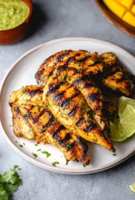 Grilled Mango Lime Chicken (30 minute meal)