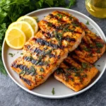 Grilled Salmon with the Best Salmon Seasoning