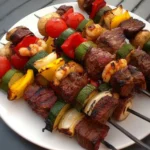Grilled Steak & Shrimp Kabobs