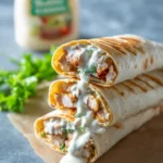 Healthy Grilled Chicken Ranch Wraps