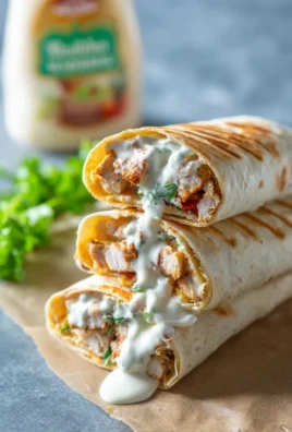 Healthy Grilled Chicken Ranch Wraps