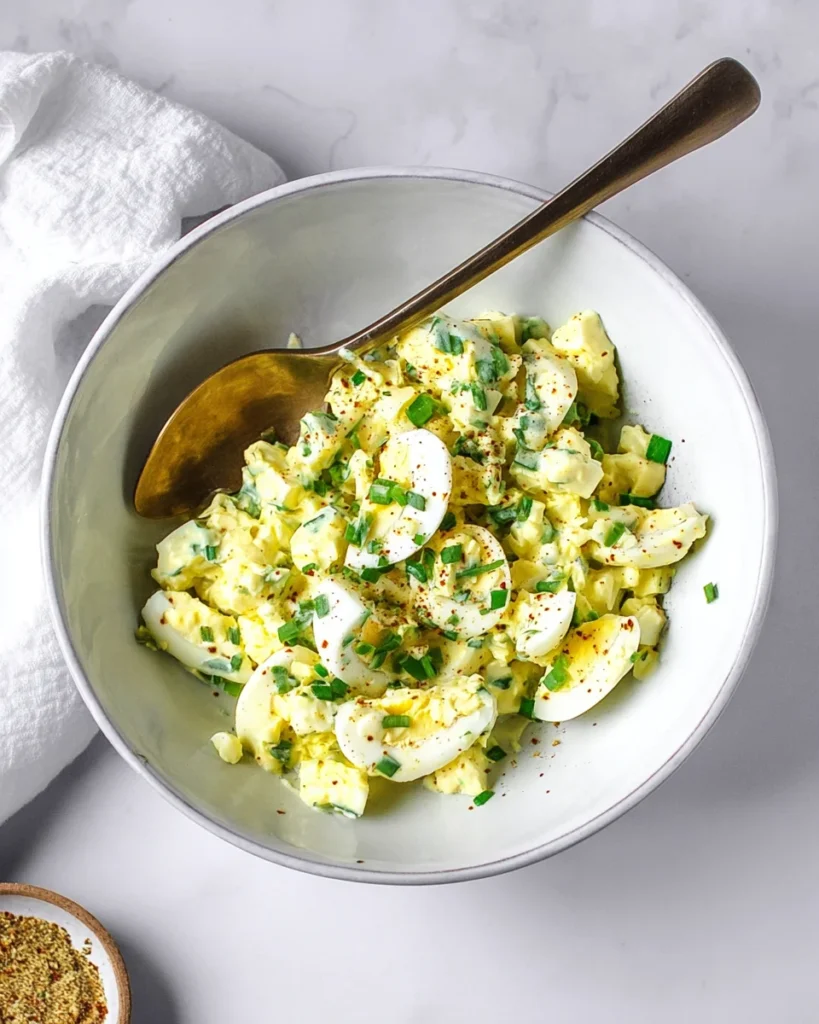Healthy High Protein Egg Salad With Greek Yogurt