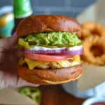 Jalapeño Pepper Jack Chicken Burger