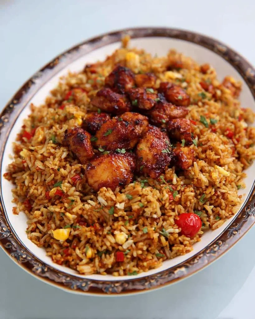 Japanese BBQ Chicken Fried Rice Extravaganza
