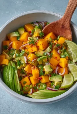 Mango Salad Recipe with Lime Dressing