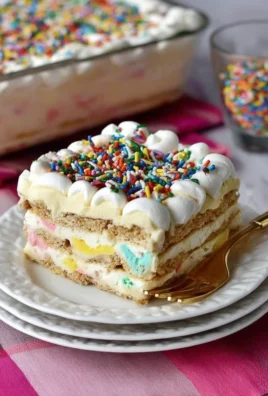 No-Bake Funfetti Cake Delight