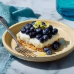 No Bake Lemon Blueberry Dessert