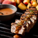 Peach Grilled Pork Tenderloin