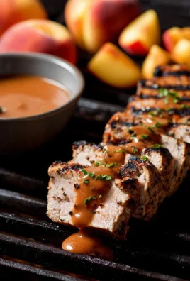 Peach Grilled Pork Tenderloin