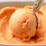 Peach Sorbet Without Ice Cream Maker