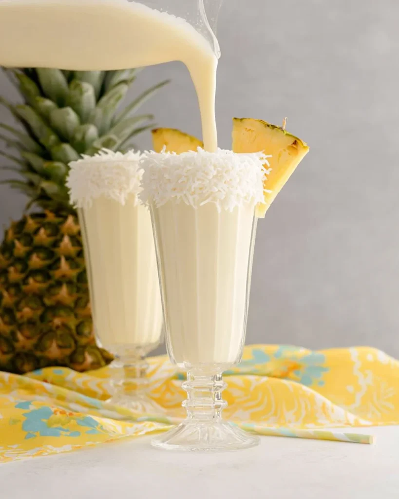 Pina Colada Milkshakes Recipe
