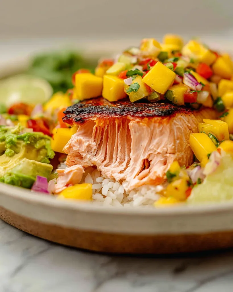 Salmon Recipe with Fresh Mango Salsa