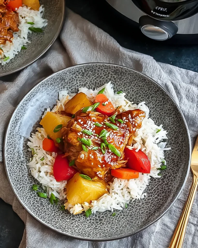 Slow Cooker Hawaiian Chicken