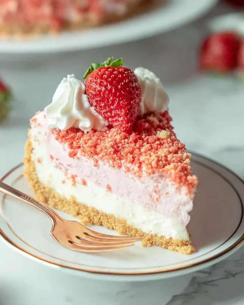Strawberry Crunch Cheesecake Delight