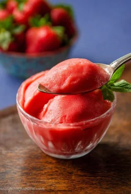 Strawberry Sorbet Recipe