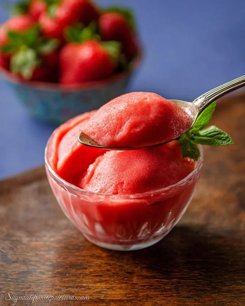 Strawberry Sorbet Recipe