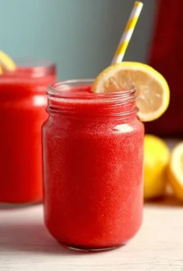 Strawberry Vodka Lemonade Slushies