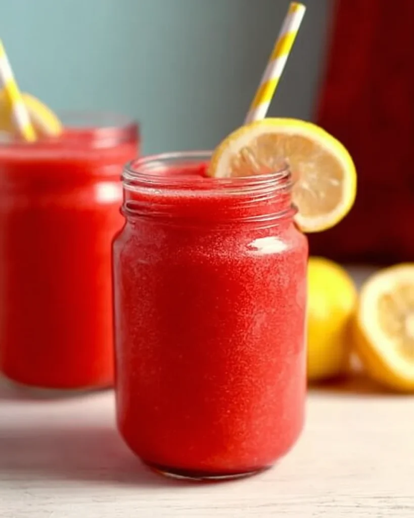 Strawberry Vodka Lemonade Slushies