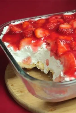 Strawberry angel food cake lush
