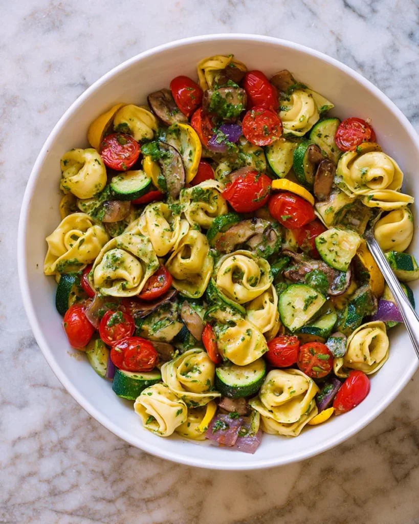 Tortellini with Sautéed Vegetables