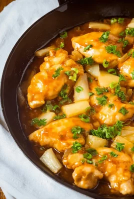 Whiskey Pineapple Chicken