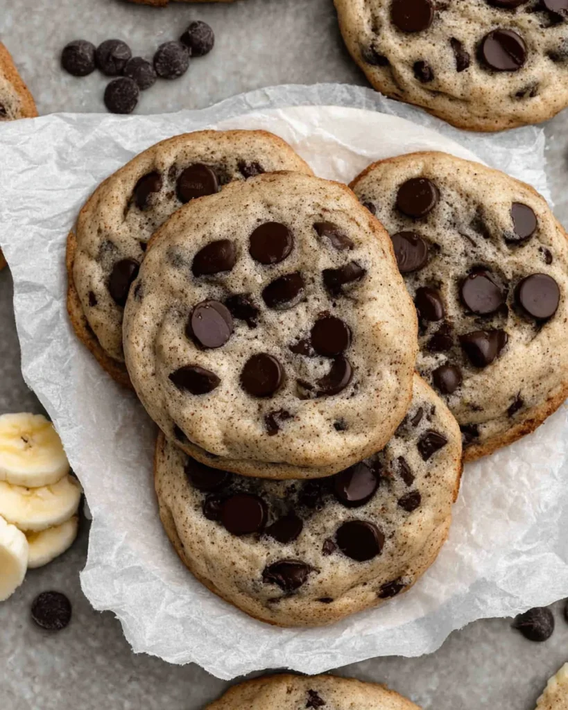 banana bread freezer cookies